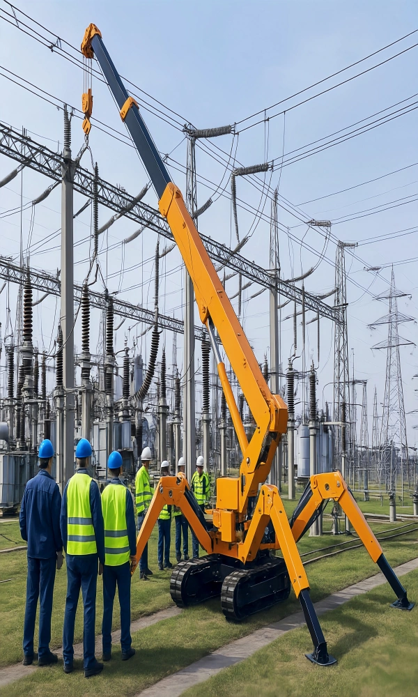 Spider Arm Crane in Power Station_副本_副本